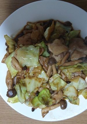 キャベツの鶏肉炒め-レシピのメイン写真