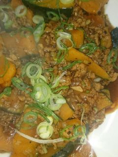 麻婆カボチャ-レシピのメイン写真
