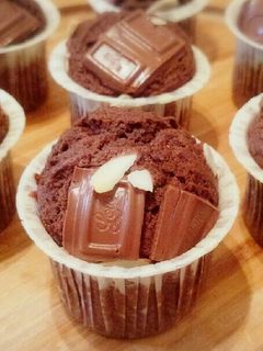 ふわふわしっとり♪チョコレートマフィン♡-レシピのメイン写真