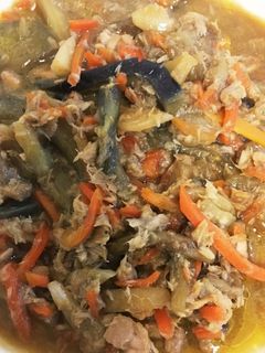 茄子とツナ缶のしりしり炒め-レシピのメイン写真