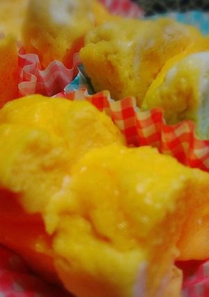 朝寝坊の日の電子レンジで卵焼き☆お弁当用-レシピのメイン写真