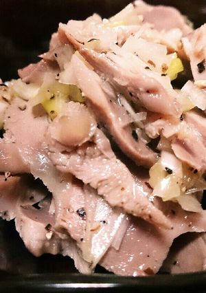 砂肝のねぎ塩あえ-レシピのメイン写真