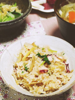 簡単! 生姜香るタコ飯-レシピのメイン写真