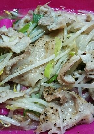 糖質オフ 蒸し豚バラもやし-レシピのメイン写真