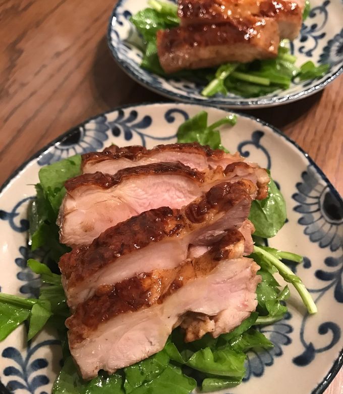 鶏もも肉の燻製オリーブオイル漬け-レシピのメイン写真