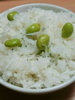 枝豆としらすの混ぜご飯-レシピのメイン写真