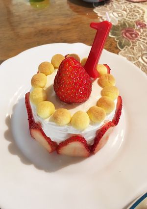 ＊1歳のバースデーケーキ＊-レシピのメイン写真