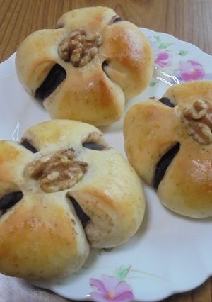 花形餡パン-レシピのメイン写真