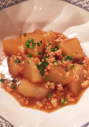 大根と鷄ひき肉の甘辛中華煮-レシピのメイン写真