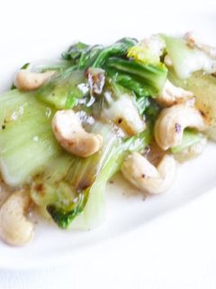 青梗菜とカシューナッツの中華炒め-レシピのメイン写真