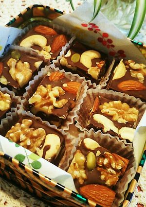 ナッツチョコ（バレンタイン♥）-レシピのメイン写真