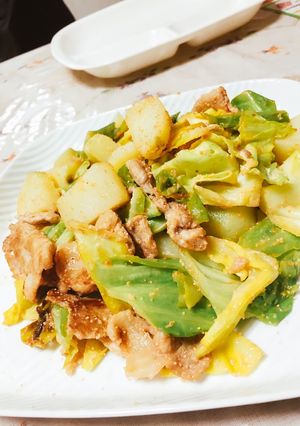 キャベツとじゃがいもの明太マヨ-レシピのメイン写真