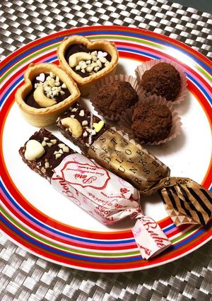 娘と☆簡単チョコバー&トリュフ&タルト-レシピのメイン写真