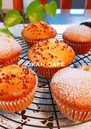 バナナカップケーキ-レシピのメイン写真
