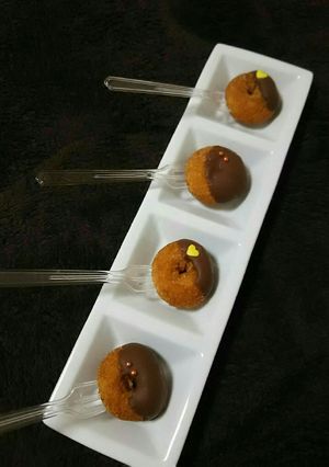バレンタイン簡単大量！ミニドーナツチョコ-レシピのメイン写真