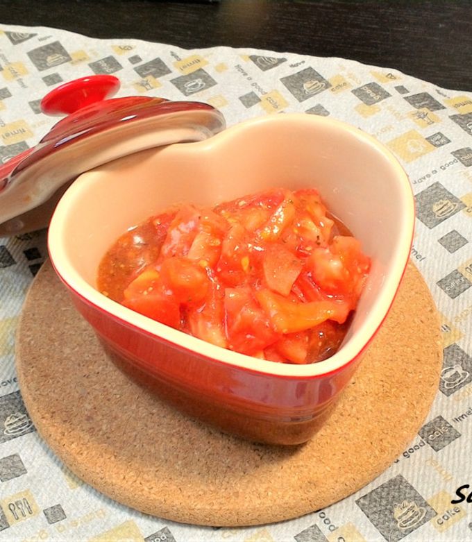 ブルスケッタ風 冷たいトマトソース-レシピのメイン写真