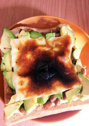 アボカド納豆トースト-レシピのメイン写真