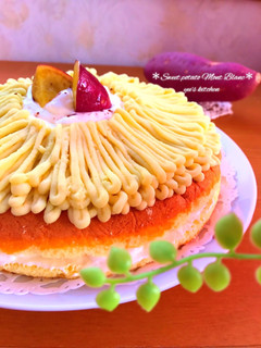 スイートポテトみたい♡おいものモンブラン-レシピのメイン写真