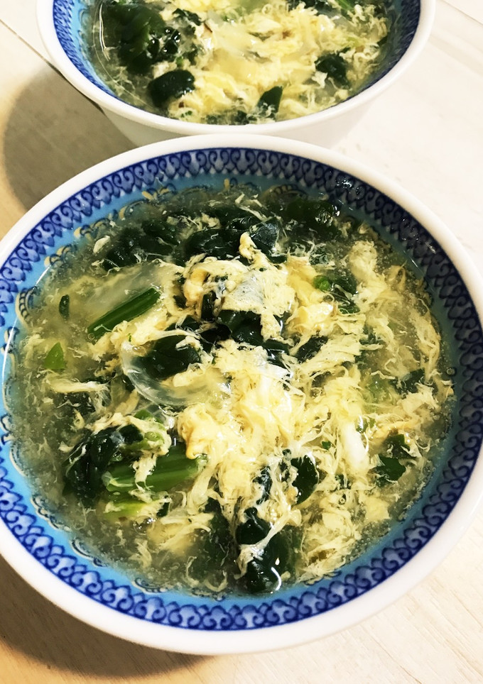 ほうれん草と新玉ねぎの☆かき玉汁☆和風♪-レシピのメイン写真
