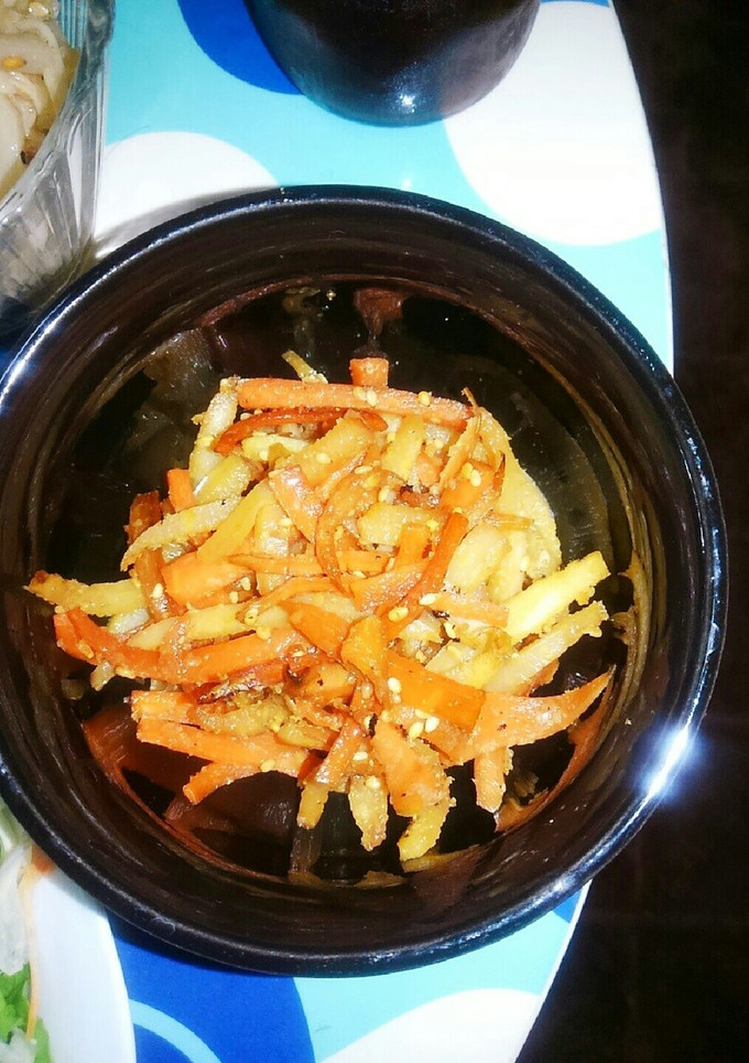 大根の皮と人参のきんぴら☆-レシピのメイン写真