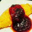 本格オムレツに! トマトジュースのソース