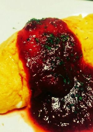 本格オムレツに！ トマトジュースのソース-レシピのメイン写真