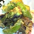 茄子のお肉はさみ揚げ