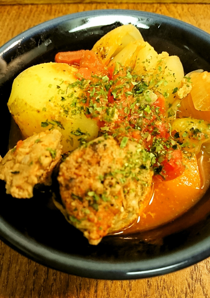 サバ水煮の簡単トマト煮-レシピのメイン写真
