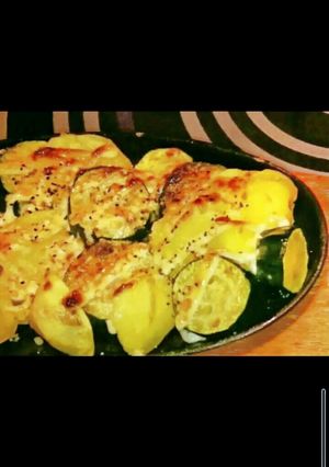 ズッキーニとじゃがのマヨチーズ焼き-レシピのメイン写真