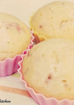 子供のおやつ♡いちご蒸しパン-レシピのメイン写真
