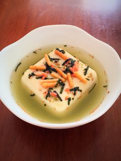 お茶漬けの温奴-レシピのメイン写真