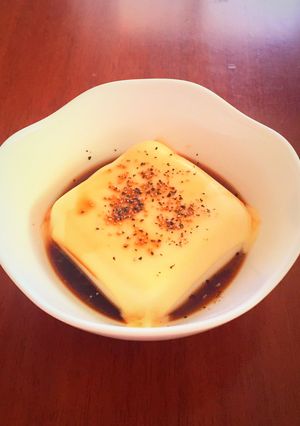 チーズと醤油の温奴-レシピのメイン写真