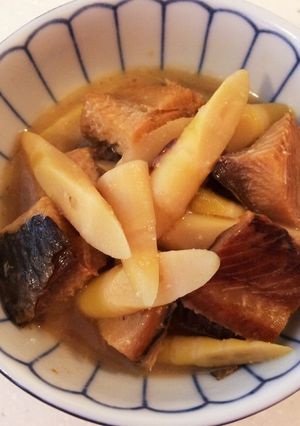 身欠きニシンと筍の味噌煮(圧力鍋使用)-レシピのメイン写真