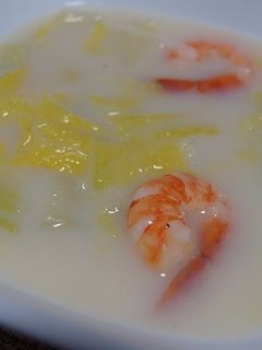 白菜と海老のクリーム煮-レシピのメイン写真