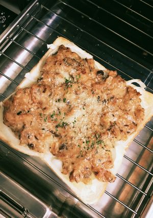 ボリューム満点★味噌さば缶トースト-レシピのメイン写真