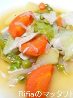 あま~いレタスがよく合う野菜のスープ煮☆-レシピのメイン写真