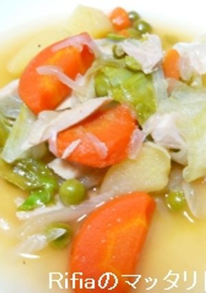 あま～いレタスがよく合う野菜のスープ煮☆-レシピのメイン写真