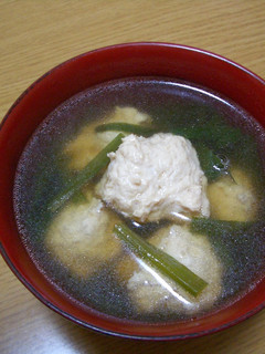 簡単☆ニラ・鶏だんご汁-レシピのメイン写真