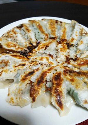 ★野菜たっぷり羽根つき海老しそ餃子★-レシピのメイン写真