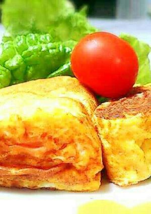 冷めても美味♪味付け不要の卵焼き-レシピのメイン写真