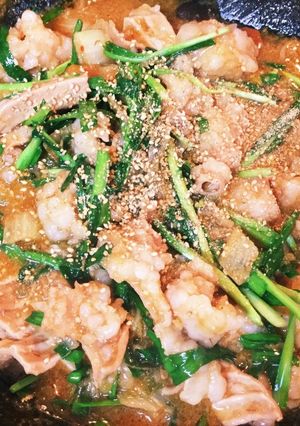 超簡単 ホルモン鍋 激ウマ-レシピのメイン写真