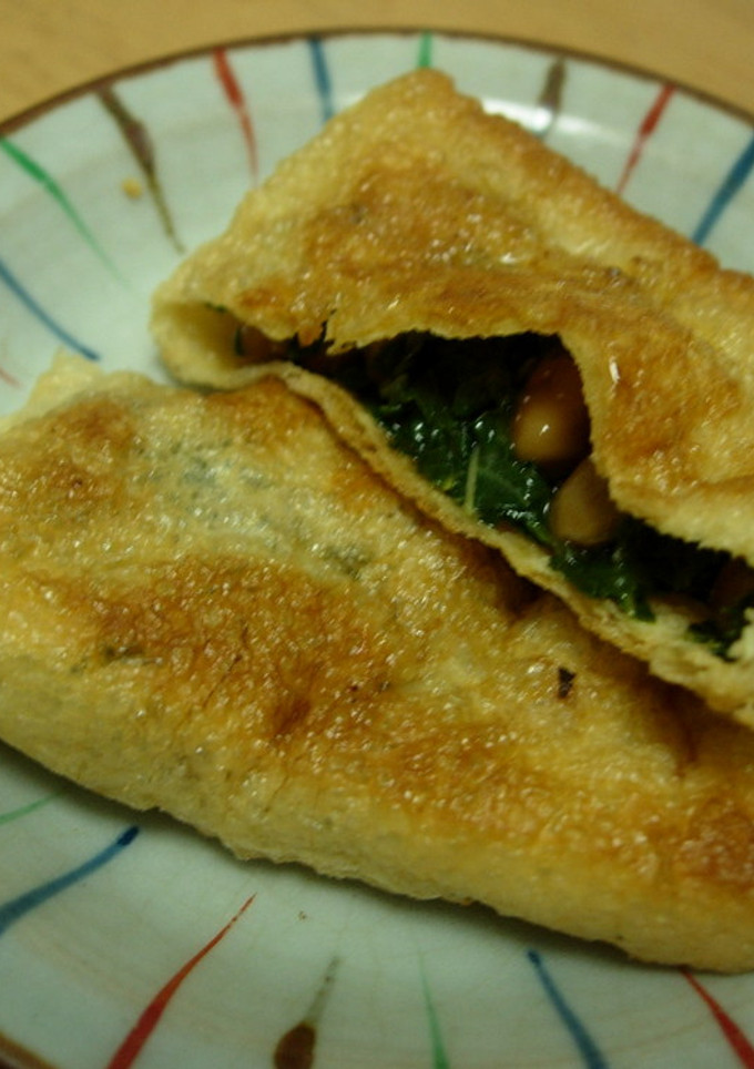 油揚げのネバネバはさみ焼き-レシピのメイン写真
