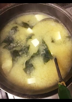 味噌汁 豆腐 わかめ ネギ-レシピのメイン写真