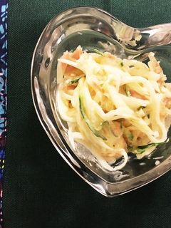 手軽で簡単!大根とツナ缶のサラダ-レシピのメイン写真