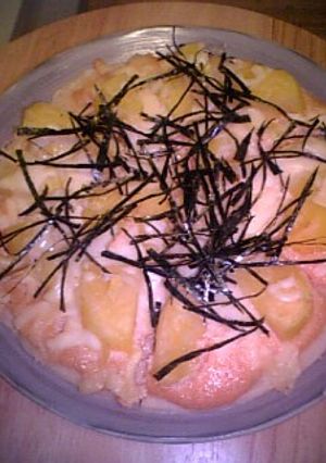 ホクホクポテトの　明太マヨピザ♪-レシピのメイン写真