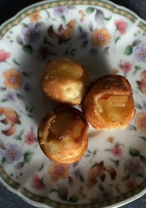 たこ焼き器でリンゴホットケーキ-レシピのメイン写真