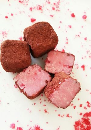 いちご粒々生チョコ～バレンタイン-レシピのメイン写真