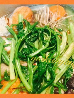 食育☆郷土料理 東北☆鶏肉で芹セリ鍋-レシピのメイン写真