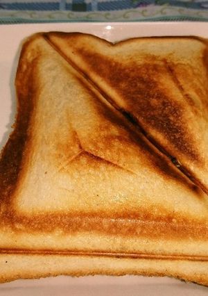 旨ウマ♪朝ごはん！簡単ホットサンド-レシピのメイン写真