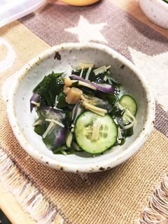 えのきとワカメの和え物-レシピのメイン写真